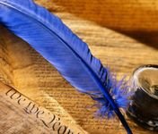 pic for Blue Writing Feather 